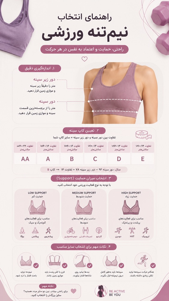 راهنمای سایز بندی
